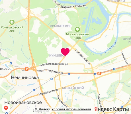 На карте