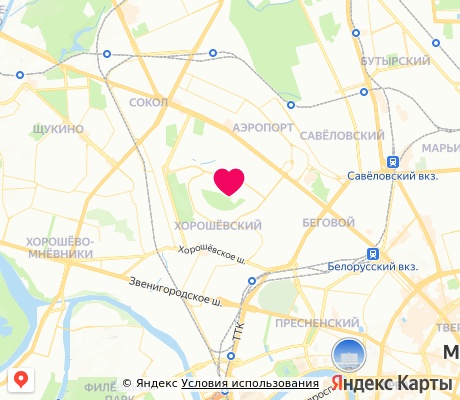 На карте