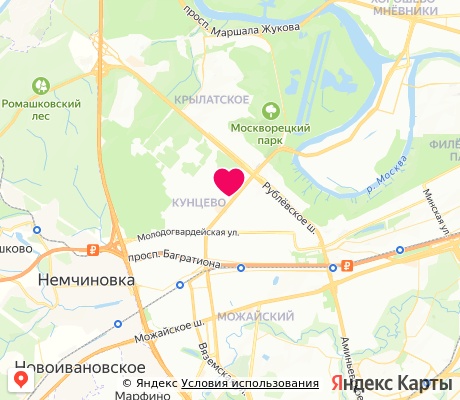 На карте