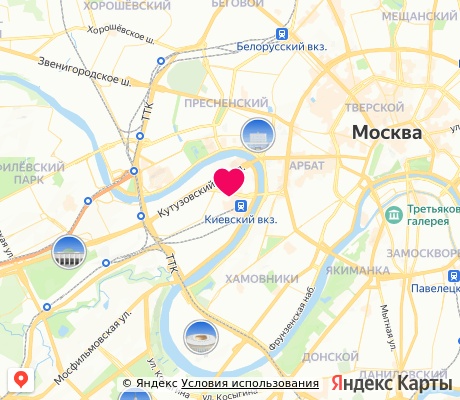 На карте