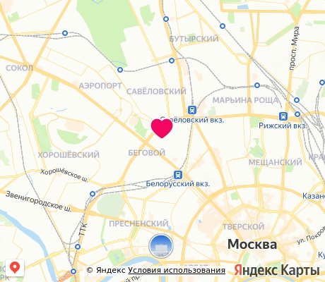 На карте