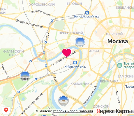 На карте
