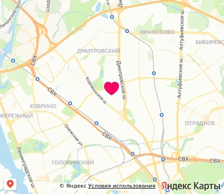 На карте