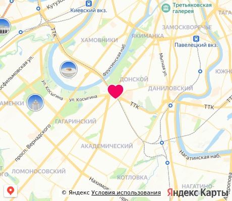 На карте