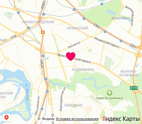 На карте