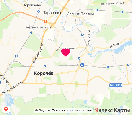 На карте