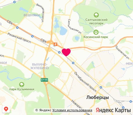 На карте