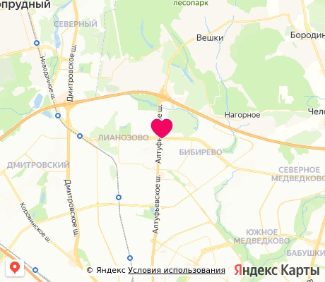 На карте