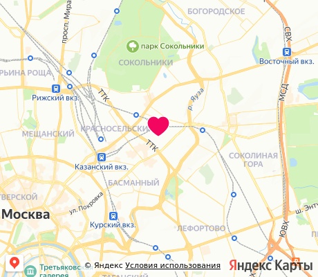 На карте