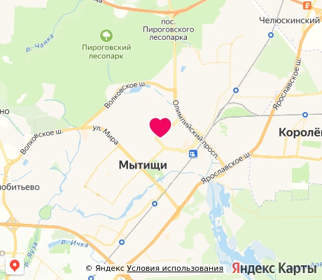 На карте