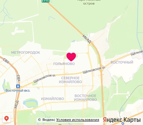 На карте