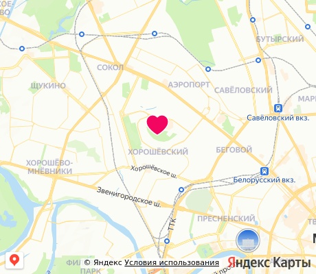 На карте