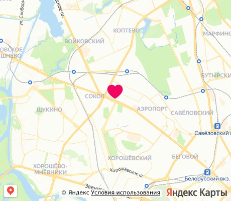 На карте