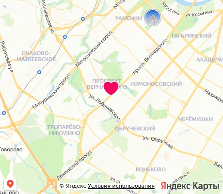 На карте