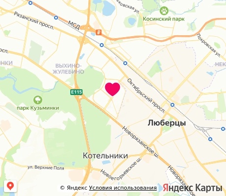 На карте
