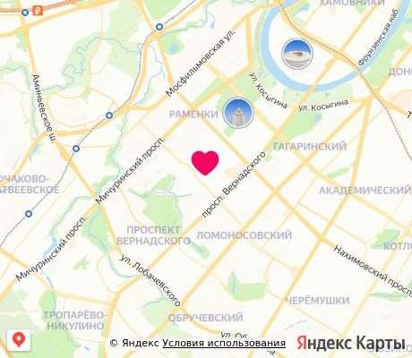 На карте