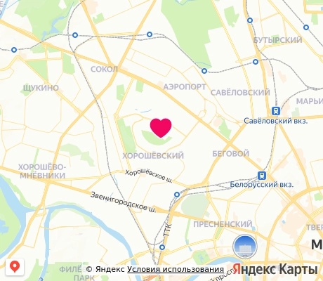На карте