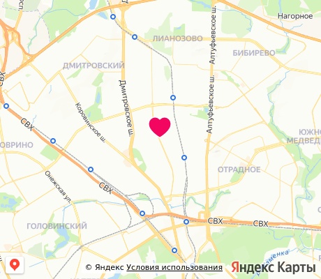 На карте