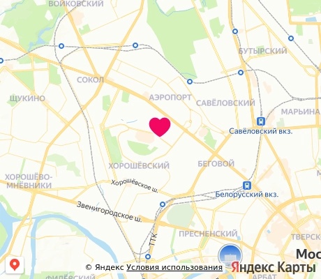 На карте