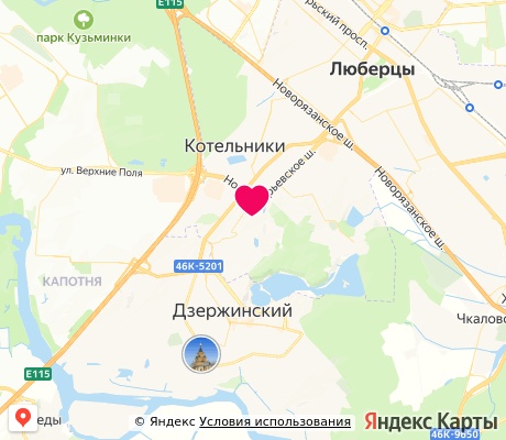 На карте