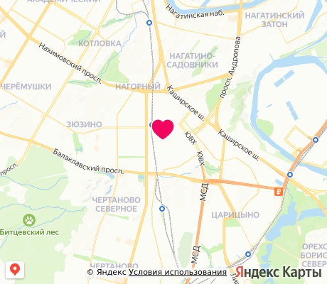 На карте