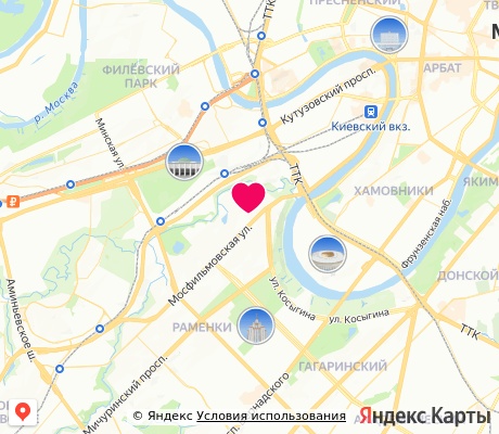 На карте