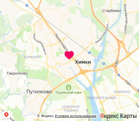 На карте