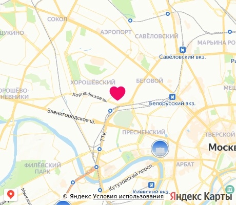 На карте