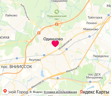 На карте