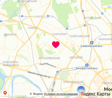На карте