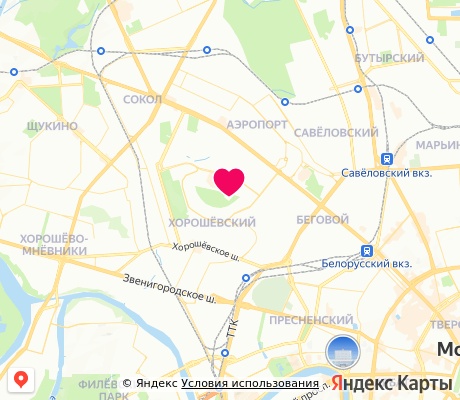 На карте