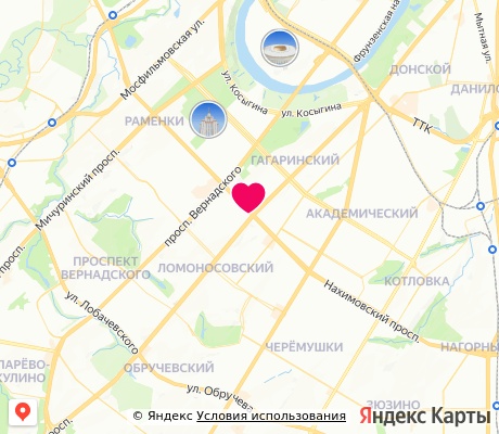 На карте