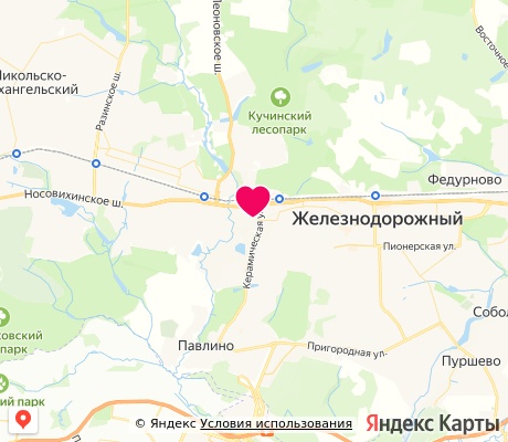 На карте