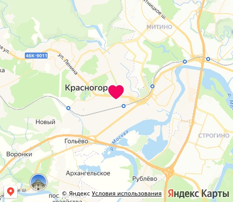 На карте