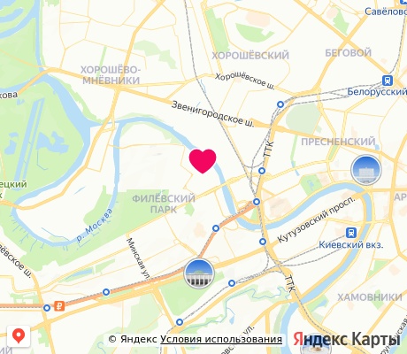 На карте