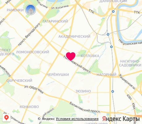 На карте