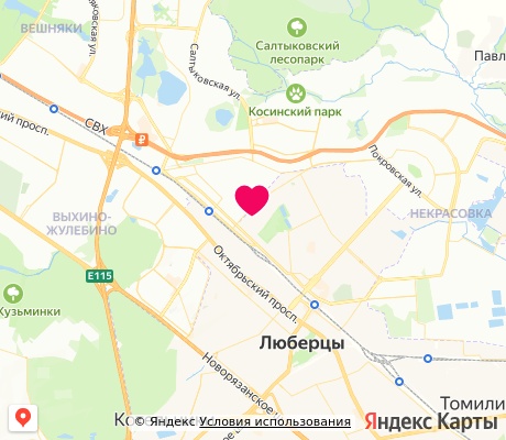 На карте