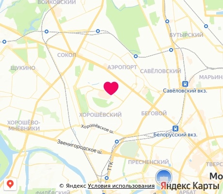 На карте