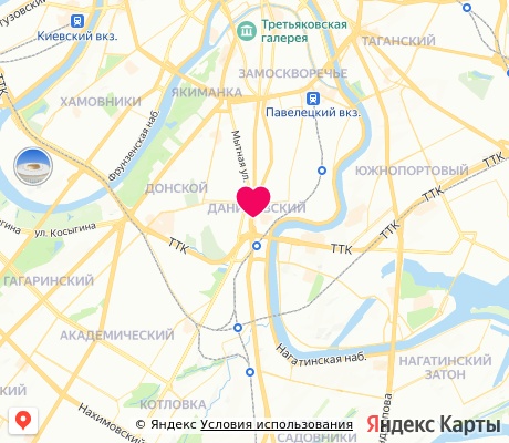 На карте