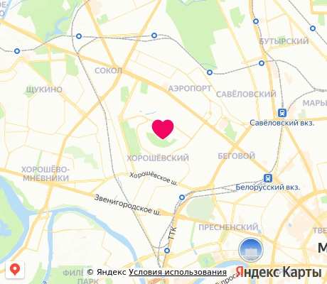 На карте