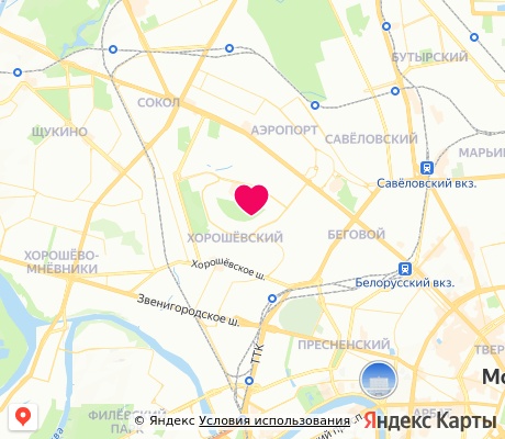 На карте