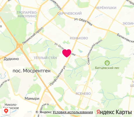 На карте