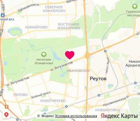 На карте
