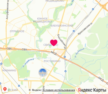 На карте