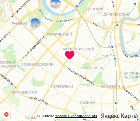 На карте