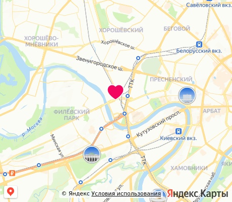 На карте