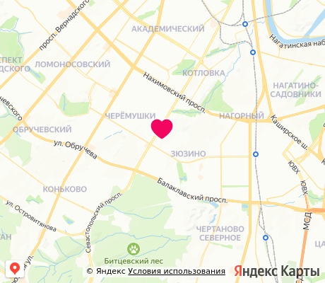 На карте