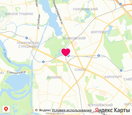 На карте