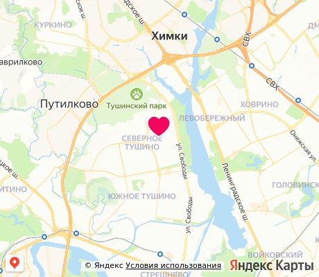 На карте
