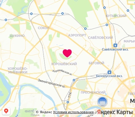 На карте